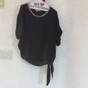 Michael Kors side tie blouse